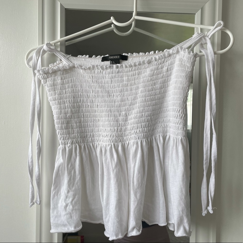 Forever 21 White Tank Top